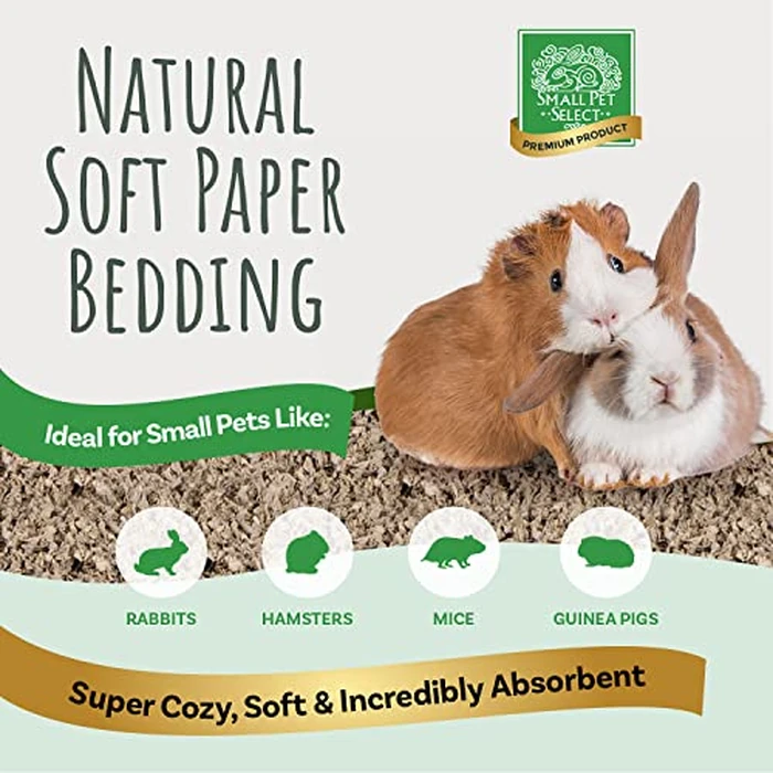 Small Pet Select Premium Small Animal Bedding, Natural Soft Paper Bedding for Small Indoor and Outdoor Pets, Made in USA, Jumbo Size 178 L Pack by Small Pet Select - Image 2