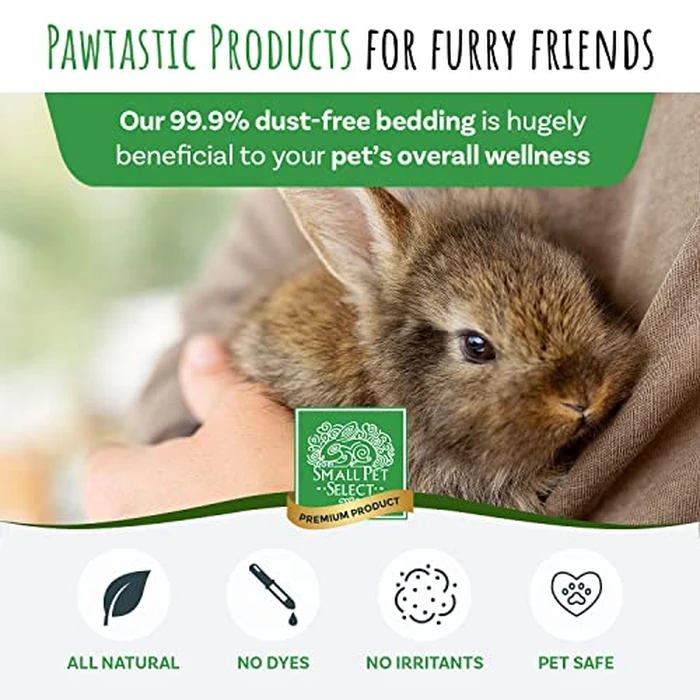 Small Pet Select Premium Small Animal Bedding, Natural Soft Paper Bedding for Small Indoor and Outdoor Pets, Made in USA, Jumbo Size 178 L Pack by Small Pet Select - Image 4