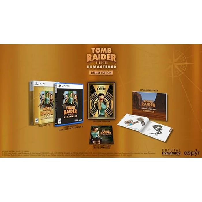 Tomb Raider I-III Remastered Starring Lara Croft Deluxe Edition - PlayStation 5 by Aspyr - Used - Good condition - US$29.67