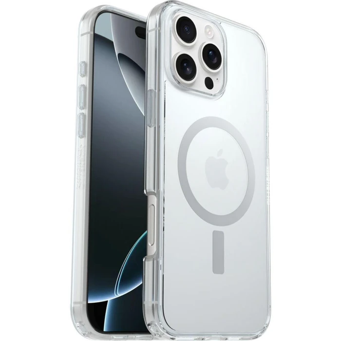 OtterBox Symmetry Series Clear Phone Case with MagSafe for iPhone 16 Pro Max - Clear by OtterBox - Refurbished - Premium condition - US$37.33