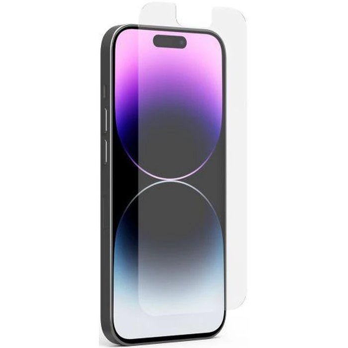 PureGear Steel 360 degrees Tempered Glass Screen Protector for iPhone 14 Pro - Clear by PureGear - Refurbished - Brand New condition