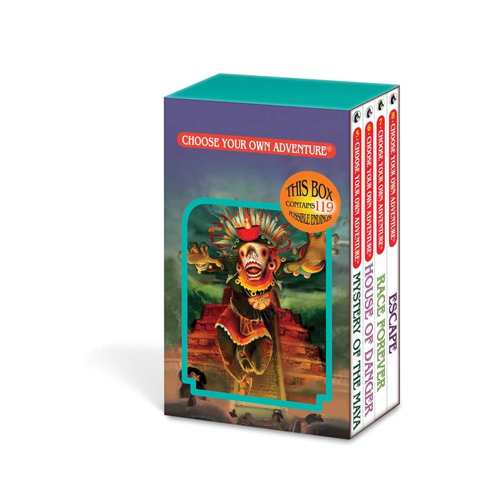 Four Book Boxed Set #2: Mystery of the Maya, House of Danger, Race Forever, Escape by CHOOSE YOUR OWN ADVENTURE - Used - Good condition - CA$15.42