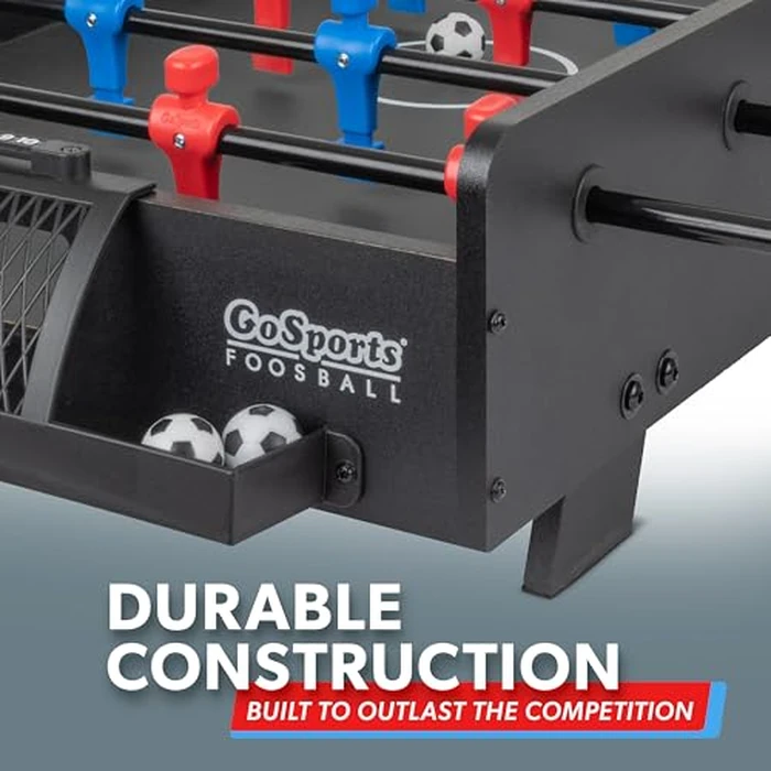 GoSports 32 Inch Tabletop Foosball Game Set - Mini Foosball Table - Black by GoSports - Image 3