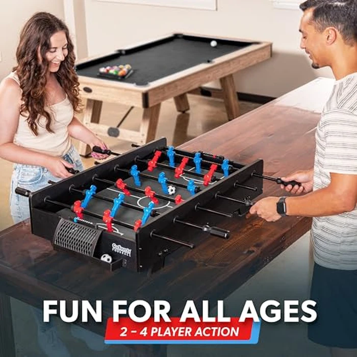 GoSports 32 Inch Tabletop Foosball Game Set - Mini Foosball Table - Black by GoSports - Image 4