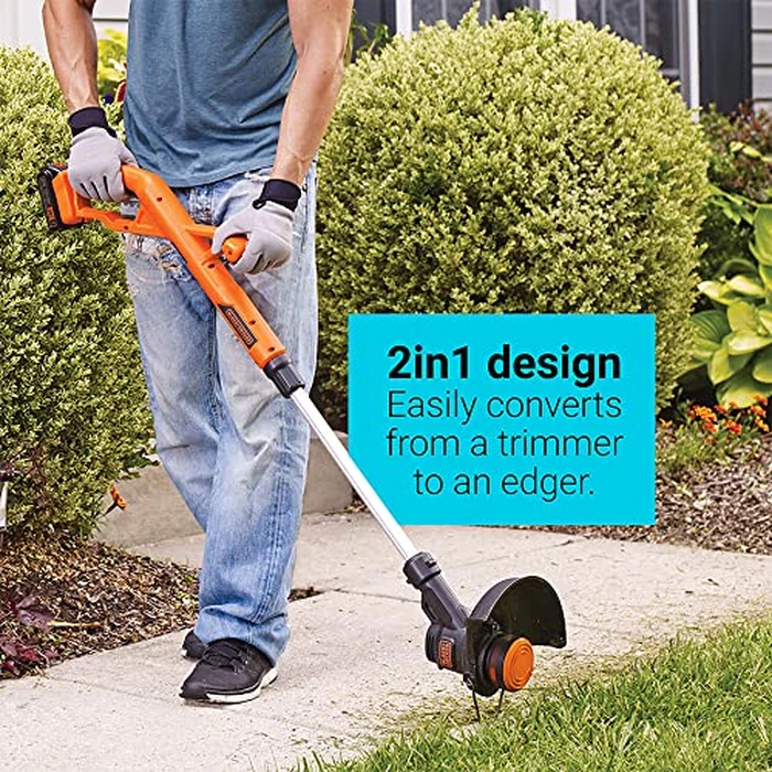 BLACK+DECKER 20V MAX* String Trimmer/Edger and Sweeper Combo Kit, 10-Inch (LCC222) by BLACK+DECKER - Image 5