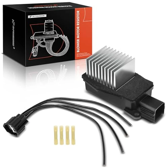A-Premium HVAC Blower Motor Resistor Compatible with Ford F-150 F150 2004-2008, Freestar 2004-2007 & Lincoln Mark LT 2006-2008 5.4L & Mercury Monterey 2004-2007, Replace# 3W4Z19E624AA, 3W4Z19E624AB by A-premium - Used - Good condition - CA$24.22
