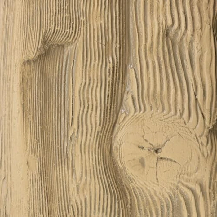 Heritage Timber Salvaged Timber Faux Wood Beam, 3-Sided (U-Beam), 3 1/2"W x 3 1/2"H x 72"L, Natural White Oak Finish by Ekena Millwork - Image 2