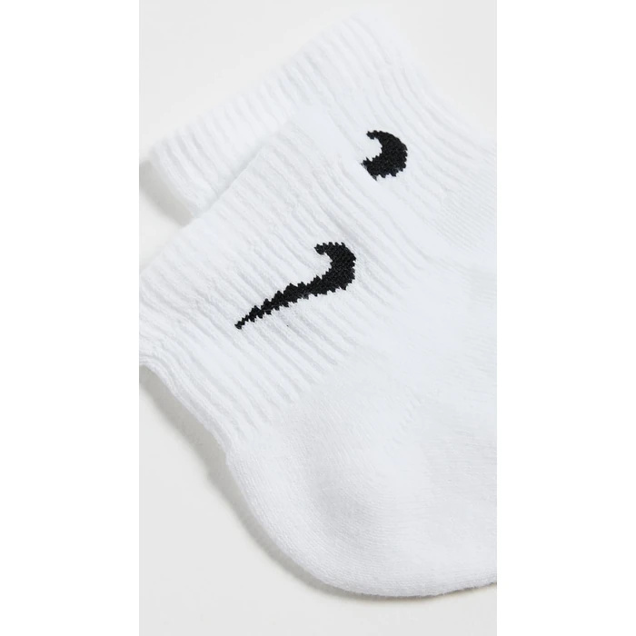 Nike Women's Everyday Plus Cushioned Socks 6 Pack, White/Black, S by Nike - Image 3