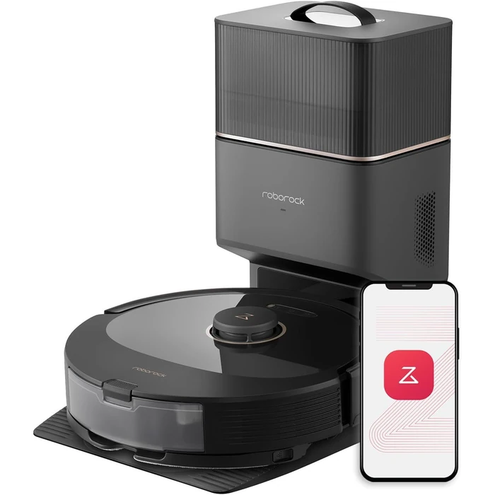 Roborock Q8 Max+ Plus Robot Vacuum & Mop Cleaner with Self-Emptying - Black by Roborock - Refurbished - Excellent condition - US$604.99