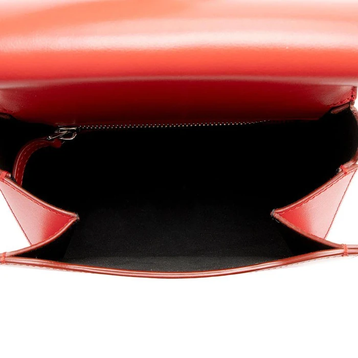 Givenchy Calfskin Pandora Box Logo Strap Mini Shoulder Bag - Calfskin - Red by Givenchy - Image 7