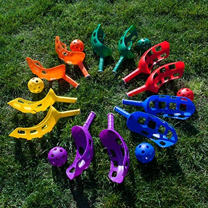 Champion Sports Scoop Ball Set, Plastic, Assorted Colors, 2 Scoops,1 Ball/set, 6/set by Champion Sports - Image 8