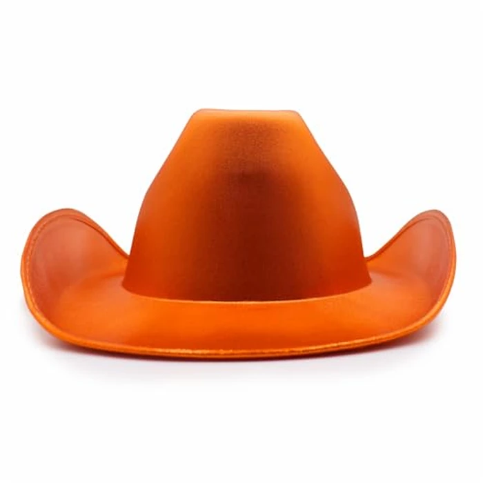Reyox Women Men Metallic Space Cowboy Hat for Music Festivals Party Space Orange by Reyox - Image 2