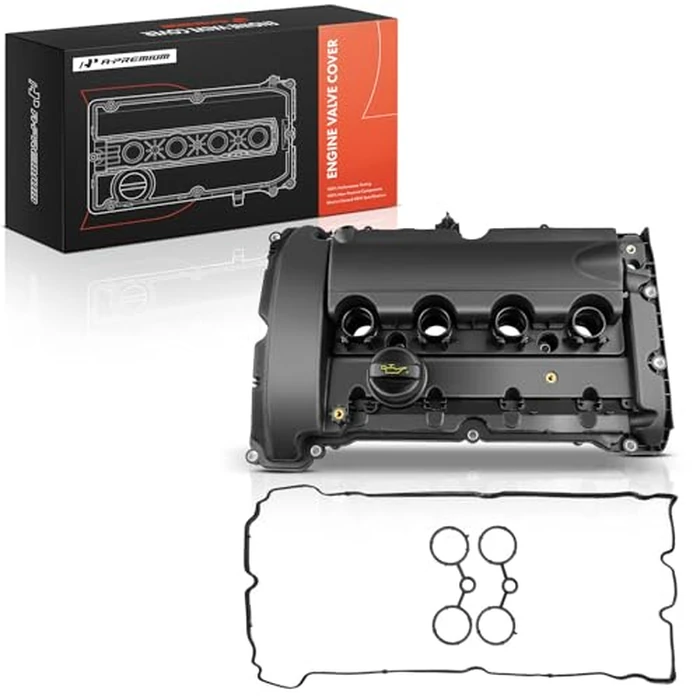 A-Premium 1.6L Engine Valve Cover with Gasket & Oil Cap Compatible with 2007-2012 Mini Cooper R55 R56 R57 R60 1.6L N14 Turbocharged, Replace for 11127646555, 11127561714, 11127585907 by A-premium - Used - Very Good condition - CA$48.88