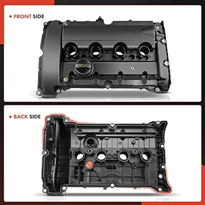 A-Premium 1.6L Engine Valve Cover with Gasket & Oil Cap Compatible with 2007-2012 Mini Cooper R55 R56 R57 R60 1.6L N14 Turbocharged, Replace for 11127646555, 11127561714, 11127585907 by A-premium - Image 7