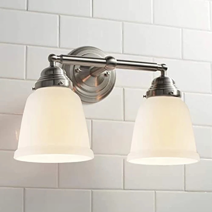 Aspen Creative 23030-4 Transitional Alabaster Bell Shape Ceiling Fan Glass Shade 2-1/8" Fitter, 4-5/8" D x 4-5/8"H, 4 Pack by Aspen Creative - Image 5