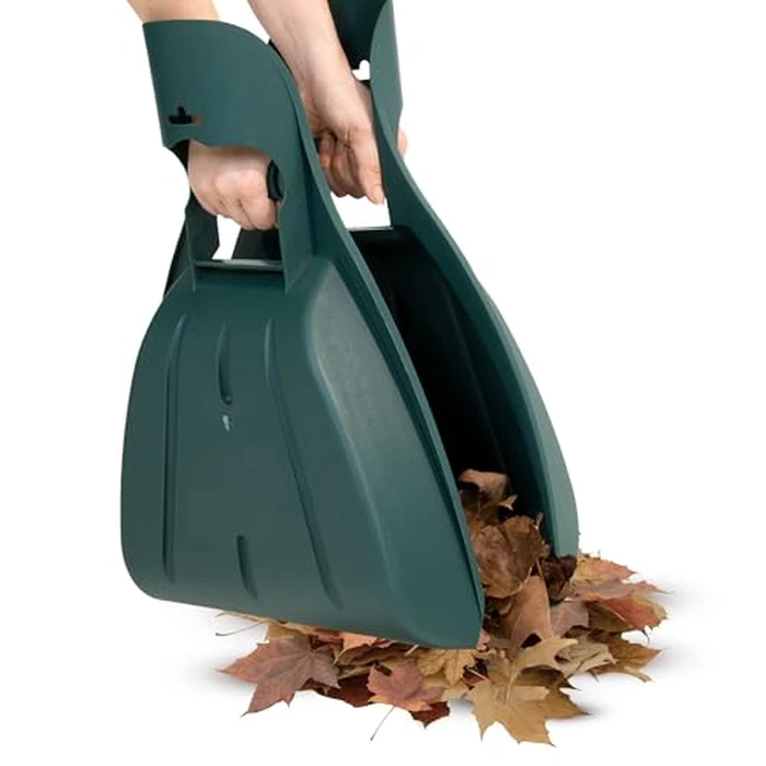 Leaf Scoops Hand Rakes - Lightweight, Durable Grabber Tool for Scooping Up Leaves, Spreading Mulch, Gardening, and Yard Work by Pure Garden (Green) by Pure Garden - Image 1