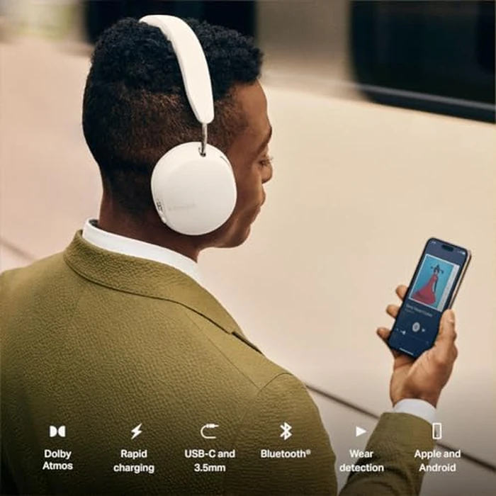 Sonos Ace - Black - Wireless Over Ear Headphones with Noise Cancellation by Sonos - Image 5