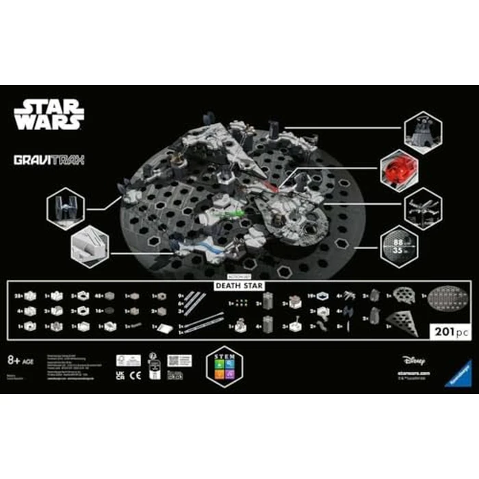 Ravensburger GraviTrax Star Wars Action-Set Death Star. Interactive Marble Run System, Construction Toy for Children from 8 Years. by Ravensburger - Image 3