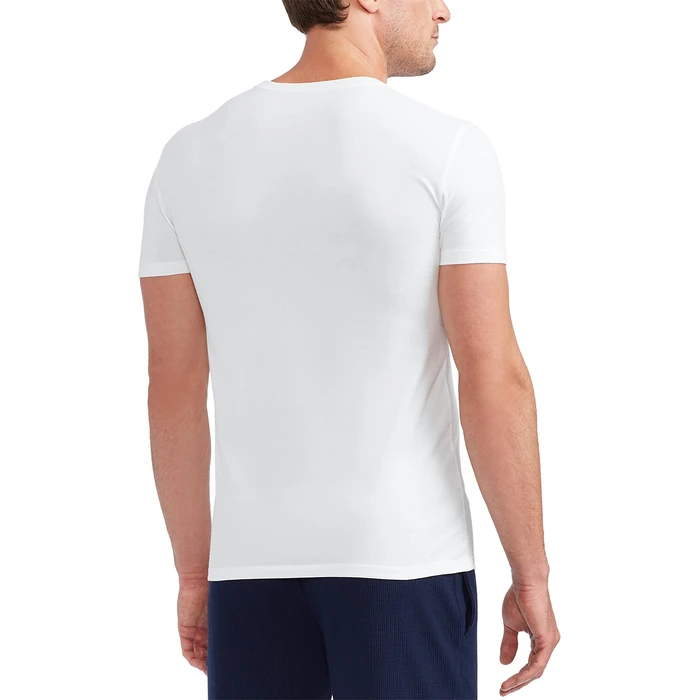 Polo Ralph Lauren Underwear Men's Classic Fit Cotton Crew Tee 3 Pack, White, L by POLO RALPH LAUREN - Image 3
