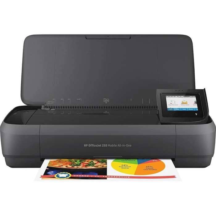 HP OfficeJet 250 Mobile All-in-One Printer - Black by HP - Image 1