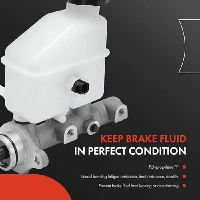 A-Premium Brake Master Cylinder with Reservoir and Sensor Compatible with Hyundai Vehicles - Elantra 2009 2010 2011 2012, Without Electronic Stability Control - Replace# 585102L300 by A-premium - Image 3