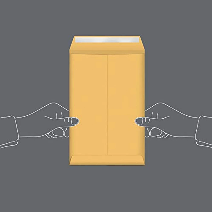 Amazon Basics Catalog Mailing Envelopes, Peel & Seal, 9x12 Inch, Brown Kraft, 100-Pack - AMZP13 by Amazon Basics - Image 3