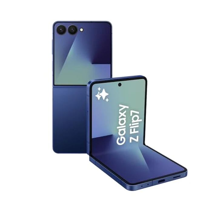 Samsung Galaxy Z Flip7, 512GB, Blue Shadow (CAD Version & Warranty) - AI Smartphone, 50MP, 6.9" Dynamic AMOLED Main Display, 120Hz Refresh, FlexCam by Samsung - Used - Like New condition - CA$1071.96