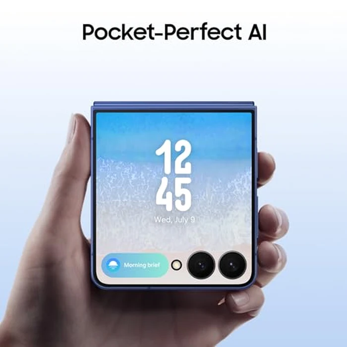 Samsung Galaxy Z Flip7, 512GB, Blue Shadow (CAD Version & Warranty) - AI Smartphone, 50MP, 6.9" Dynamic AMOLED Main Display, 120Hz Refresh, FlexCam by Samsung - Image 3