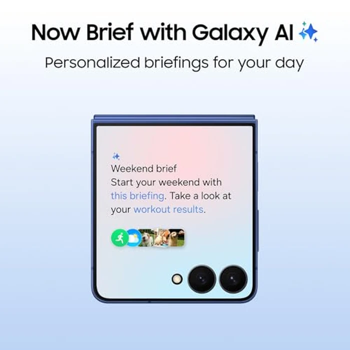 Samsung Galaxy Z Flip7, 512GB, Blue Shadow (CAD Version & Warranty) - AI Smartphone, 50MP, 6.9" Dynamic AMOLED Main Display, 120Hz Refresh, FlexCam by Samsung - Image 6