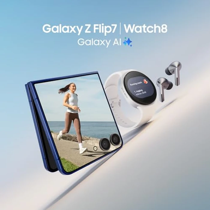 Samsung Galaxy Z Flip7, 512GB, Blue Shadow (CAD Version & Warranty) - AI Smartphone, 50MP, 6.9" Dynamic AMOLED Main Display, 120Hz Refresh, FlexCam by Samsung - Image 7
