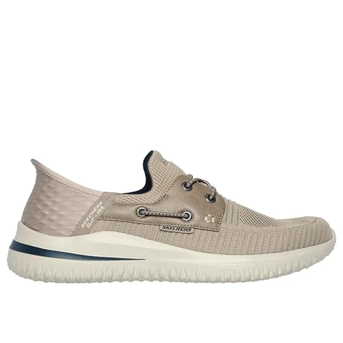 Skechers USA Men's Slip-ins: Delson 3.0-Roth Loafer, Taupe, 11 by Skechers - Image 2