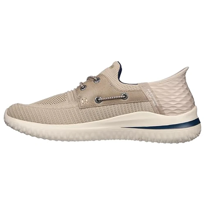 Skechers USA Men's Slip-ins: Delson 3.0-Roth Loafer, Taupe, 11 by Skechers - Image 3