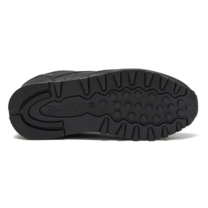 Reebok,Little Kid,Classic Leather Shoes,Black,12 by Reebok - Image 5