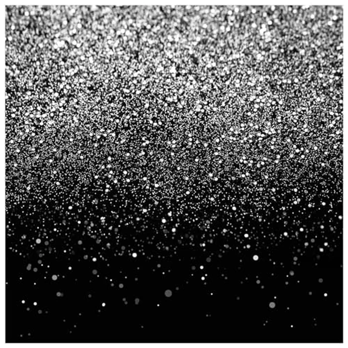 WOLADA Black and Silver Backdrop Silver Glitter Backdrop for Photography Wedding Birthday Baby Shower Party Photo Studio 8x8FT FW18 by WOLADA - Image 1