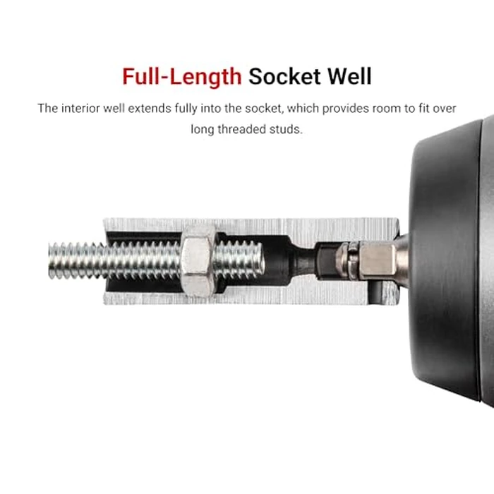 TEKTON 1/2 Inch Drive x 21 mm Deep 6-Point Impact Socket | SID23121 by TEKTON - Image 3