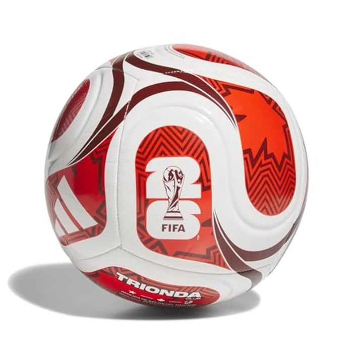 adidas Unisex-Adult World Cup Club Canada, White/Power Red/Red, 5 by adidas - Used - Very Good condition - CA$25.80