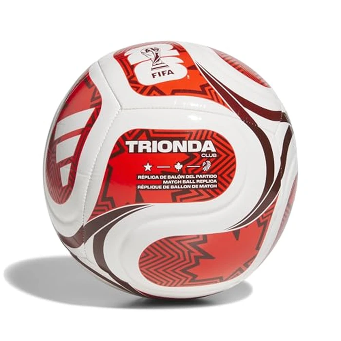 adidas Unisex-Adult World Cup Club Canada, White/Power Red/Red, 5 by adidas - Image 2