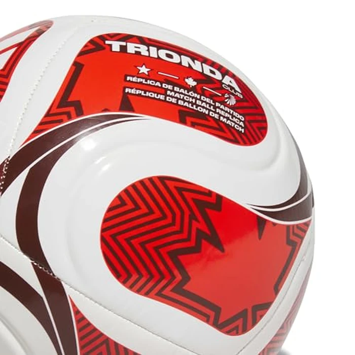 adidas Unisex-Adult World Cup Club Canada, White/Power Red/Red, 5 by adidas - Image 3