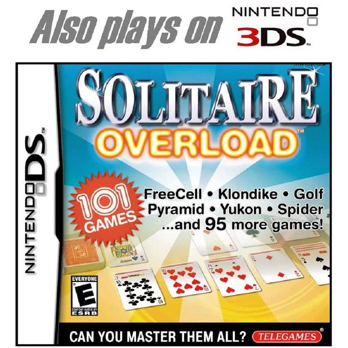 Solitaire Overload by Telegames - Used - Like New condition - US$13.97