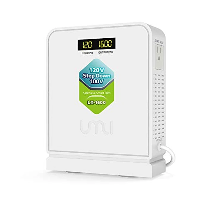 120V to 100V Voltage Converter 1600watts Step Down toroidal Voltage Converter for Japan appliances Used in US［CE, CQC Certified］ by UMI - Used - Very Good condition - US$113.70