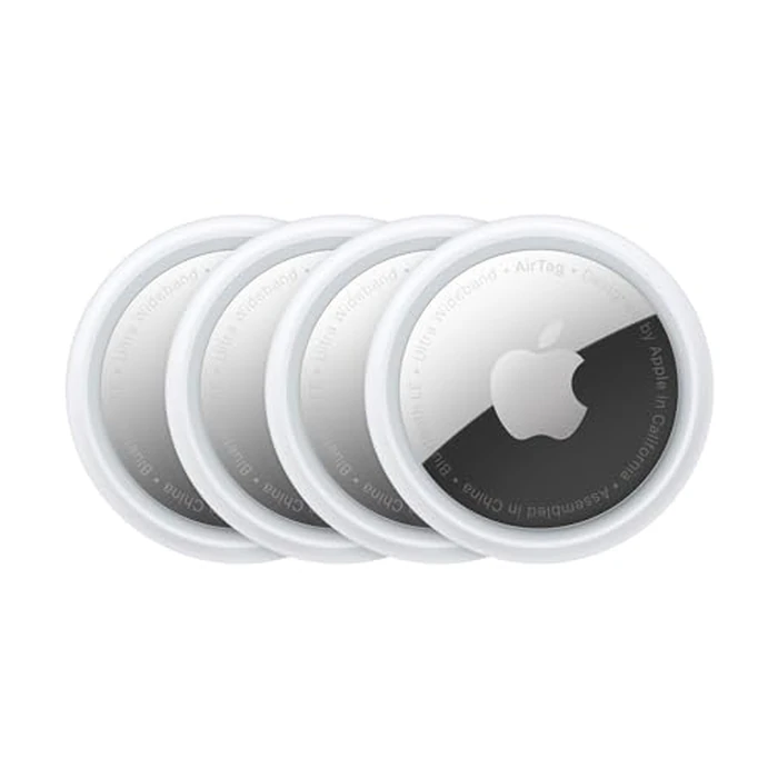 Apple AirTag (1st Generation) - 4 Pack. Keep Track of and find Your Keys, Wallet, Luggage, Backpack, and More. Simple one-tap Set up with iPhone or iPad, Bluetooth by Apple - Used - Very Good condition