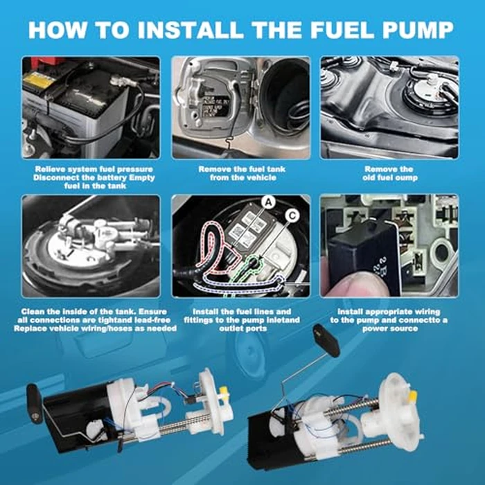 OTO-K Electric Fuel Pump Module Assembly Compatible with BMW X5 2010-2018, X6 2008-2019, 3.0L 4.4L, Fuel Pump OE# 16117212585 by OTO-KAUTOPARTS - Image 8