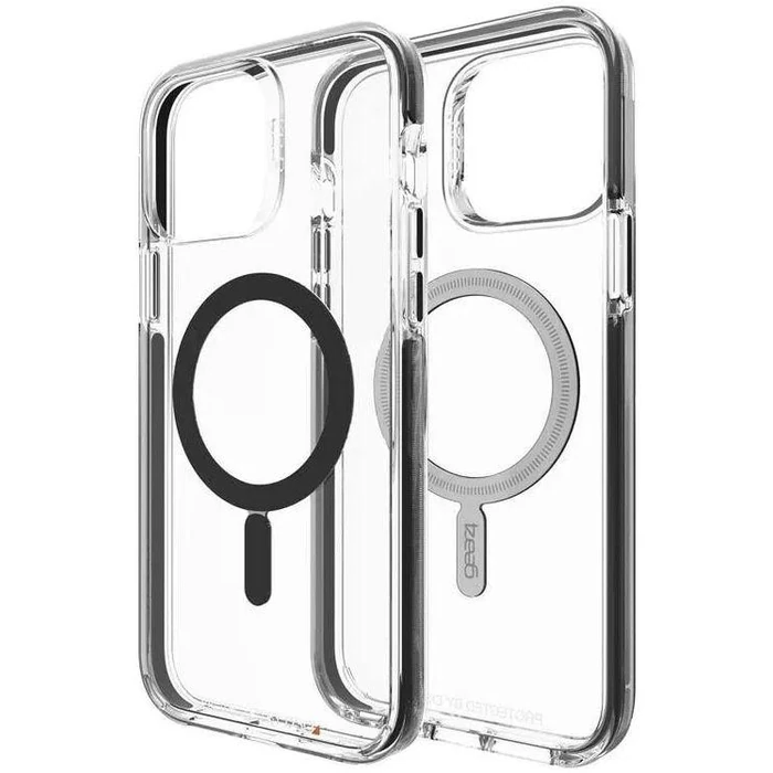 Zagg Gear4 Piccadilly Snap Phone Case for iPhone 13 Pro Max - Clear/Black by Zagg - Image 4