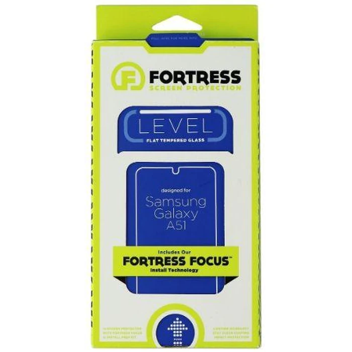 Fortress Flat Tempered Glass Screen Protector for Samsung Galaxy A51 - Clear by Fortress - Refurbished - Brand New condition