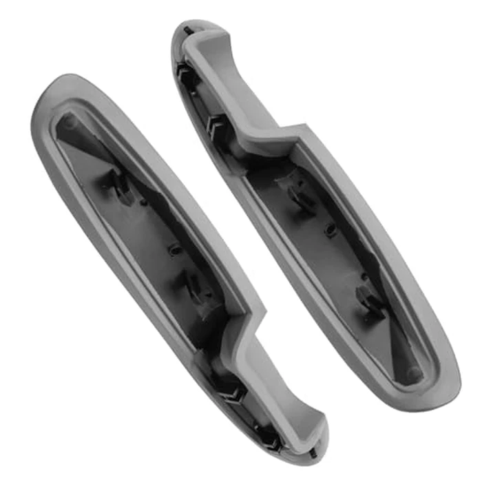 Kaloeou 80979 80980 Front Door Arm Rests Fit for Suburban Silverado Sierra C/K-Series 1995-2002, Driver and Passenger Side, Manual Window Model Light Grey 15999135, 15999136 Easy to Install by Kaloeou - Image 2