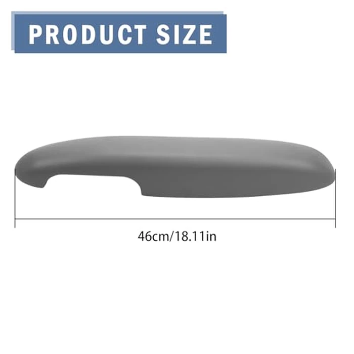 Kaloeou 80979 80980 Front Door Arm Rests Fit for Suburban Silverado Sierra C/K-Series 1995-2002, Driver and Passenger Side, Manual Window Model Light Grey 15999135, 15999136 Easy to Install by Kaloeou - Image 3