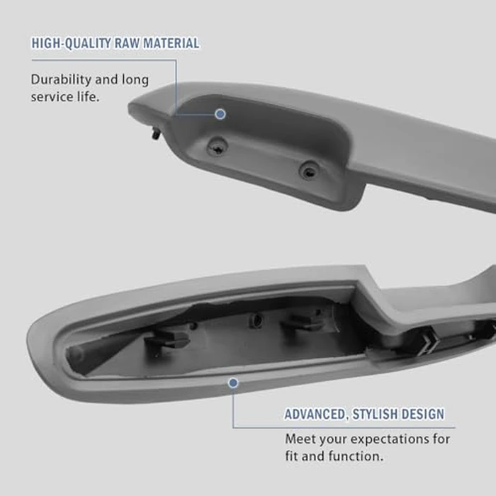 Kaloeou 80979 80980 Front Door Arm Rests Fit for Suburban Silverado Sierra C/K-Series 1995-2002, Driver and Passenger Side, Manual Window Model Light Grey 15999135, 15999136 Easy to Install by Kaloeou - Image 7