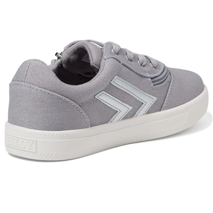 BILLY Footwear CS Sneaker Low Shoes for Kids - Ideal for Little Kids and Big Kids - Canvas Upper - Round Toe Grey Silver 7 Big Kid M by BILLY Footwear - Image 6
