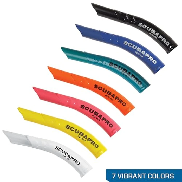 SCUBAPRO Apnea Snorkel for Freediving, Foldable J-Tube Design with Removable Upper Barrel, White by SCUBAPRO - Image 5