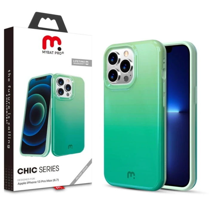 MyBat Pro Chic Series Phone Case for iPhone 13 Pro Max - Mint by MyBat Pro - Image 1
